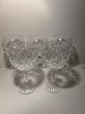 Set of 5 Waterford Pallas Balloon Water Goblet Signed