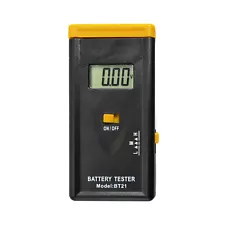 Portable Battery Tester Digital LCD Battery Voltage Meter AA 6F22 Button Cell