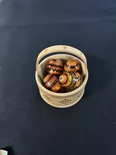 Ukrainian Pysanky Eggs With Basket