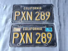 Paxton Supercharger 289 Shelby + CALIFORNIA License Plates 1963-69 Series CA V8