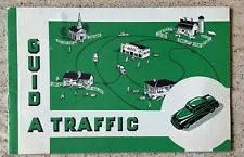 VINTAGE 1950 MARX TOYS GUID-A-TRAFFIC 13 PG SALES BROCHURE FOR TIN LITHO CAR SET