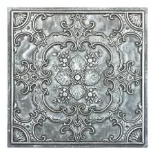 Embellished Ceiling Tiles Interior roof panels 24 x24in PL19 Antique tin 10pcs