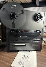 Akai GX-747 Reel To Reel Tape Recorder serviced & tested working w manual Clean!