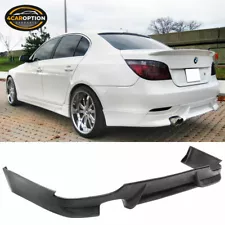 Fits 04-07 BMW E60 5-Series Sedan Rear Bumper Lip Diffuser Unpainted - PU (For: 2007 BMW 550i)