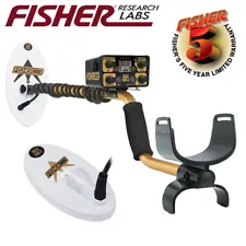 FISHER GOLDBUG ll 2 Metal Detector with 6" and 10" Elliptical Search Coils