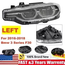 For 2016-2018 BMW 3 Series F30 Full LED Headlight Left Driver Front Lamp SALE