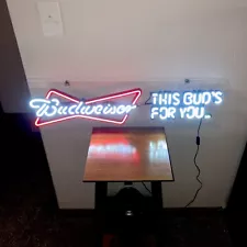 Budweiser “This Bud’s For You” LED sign