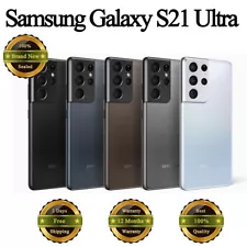 New Sealed Samsung Galaxy S21 Ultra 5G 128GB/ 256GB SM-G998U Factory Unlocked