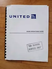 United Airlines Door Operations Guide For Training Purposes Only