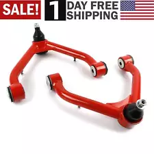 Front Upper Control Arms for 2”-4” Lift for 1999-2006 Silverado Sierra 4X4 RED (For: 2003 Chevrolet Silverado 1500)