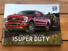 2022 FORD F-250 F-350 F-450 SUPER DUTY 52-page Original Sales Brochure