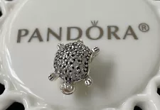 Authentic Pandora Sea Turtle Charm #791538CZ