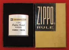 Vtg 1975 Zippo Rule Caterpillar CAT Equipment Tape Measure Mint from Storage