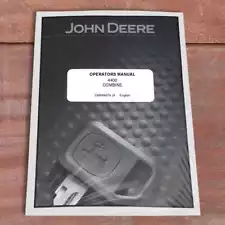 John Deere 4400 Combine Owners Operators Manual - OMH88379