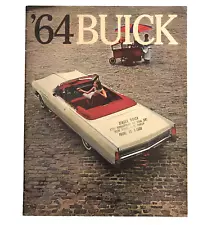 1964 Buick Sales Brochure Large Format 64 Pages Wildcat Skylark Electra Vintage