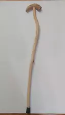 Indian Head Cane Walking Stick Walking Cane Handmade Wood Carving Signed