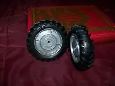 Parts, Massey Ferguson 1105 rear wheels, 1/16, Ertl, Used, good shape, custom MF