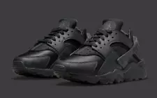 Nike Air Huarache Run OG Triple Black Blackout Retro DD1068-002 Men's Running