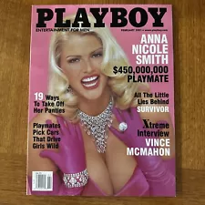 "PLAYBOY" (12-PAGES / ANNA NICOLE SMITH) ~FEBRUARY 2001~ **COLLECTOR'S ISSUE**