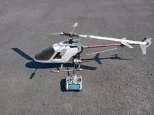 Large JR Propo Helicopter Gas Powered No Engine For Parts Rebuild W/X9303 Remote