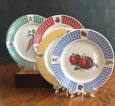 Tabletops Unlimited Fresh Vegetables Dinnerware Dinner Plates or Cereal Bowls