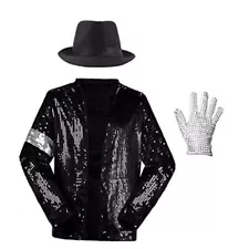 Dance Costume 3PCS 9 (Weight:119-131lbs Height≈5'7'') 3pcs:jacket Glove Hat