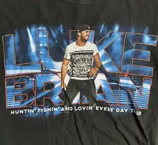 Luke Bryan: Huntin’ fishin’ and lovin’ every day tour (Size S) SALE- Buy 2 Get 1