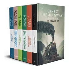 Ernest Hemingway Collection 6 book set (For Whom The Bell Tolls, A Farewell To A