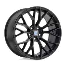 Beyern Antler Matte Black 19" 5x120 Staggered Wheels, Set of Rims (For: Cadillac CTS)