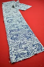 Vintage Japanese Fabric Cotton Antique Boro Patch Indigo Blue Dyed 50"/TH10/45