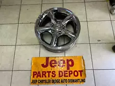 1999 2004 JEEP GRAND CHEROKEE 17" CHROME 5 SPOKE ALLOY WHEEL RIM OEM MOPAR