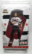 Jazwares AEW First Dance CM Punk Action Figures Ringside Exclusive Wrestling