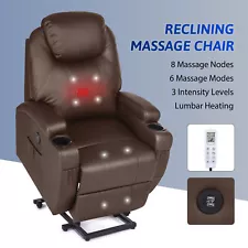 Secondhand Power Lift Chair Massage Recliner Auto Electric Sofa Heat Vibration