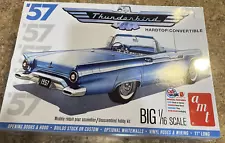 AMT 1206/06 ‘57 THUNDERBIRD BIG 1/16 SCALE CONVERTIBLE/HARDTOP MODEL KIT-NIB