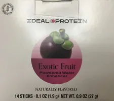 Ideal Protein Exotic Fruit Powdered Water Enhancer - 14 packets EXP05312024