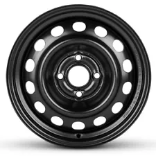 New Wheel For 1991-2008 Mitsubishi Lancer 14 Inch Black Steel Rim