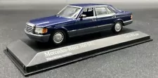 Minichamps 1/43 Mercedes Benz 560 SEL 1989-91 Blue Metallic 430039302