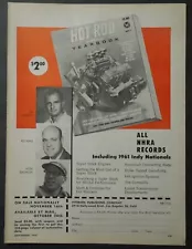 1961 HOT ROD MAGAZINE Yearbook For Sale Magazine Ad