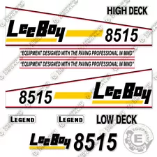 Fits LeeBoy 8515 Decal Kit Asphalt Paver Equipment Decals