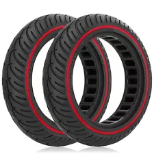 2 Pack Scooter Solid Tires, Electric Scooter Replacement Wheels Honeycomb Sol...