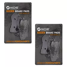 Brake Pad Set for Harley-Davidson Street Rod Front Rear Semi-Metallic 2 Pack (For: Harley-Davidson Street Rod)