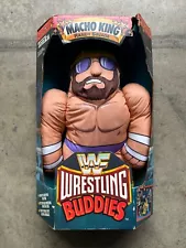 Vintage 1990 WWF Wrestling Buddies by Tonka: Macho Man Randy Savage W/BOX