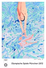 The Diver - 1972 David Hockney Poster