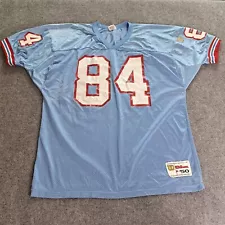 Vintage Houston Oilers Jersey Haywood Jeffires #84 Blue USA Wilson Pro Line