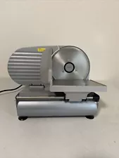 Rare Electric Food Slicer Q228 Meat Slicer 165W 120V Adjustable Size