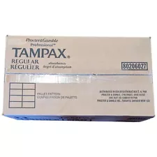 500 Tampons VENDING Machine TAMPAX Regular Absorbency Pack Complete Box