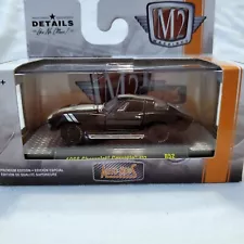 M2 Machines 1966 Chevrolet Corvette 427 R52 Black Auto Mods 1:64 Scale For Sale