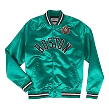 Boston Celtics Mitchell & Ness Light Weight Satin Jacket - Green