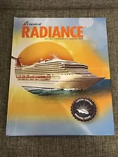 Carnival Cruise Lines Radiance Cruise Inaugural Commemorative Book 2021 NEW