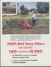 Troy-Bilt Roto Tillers Two Machines in One! Sales folder 1960s